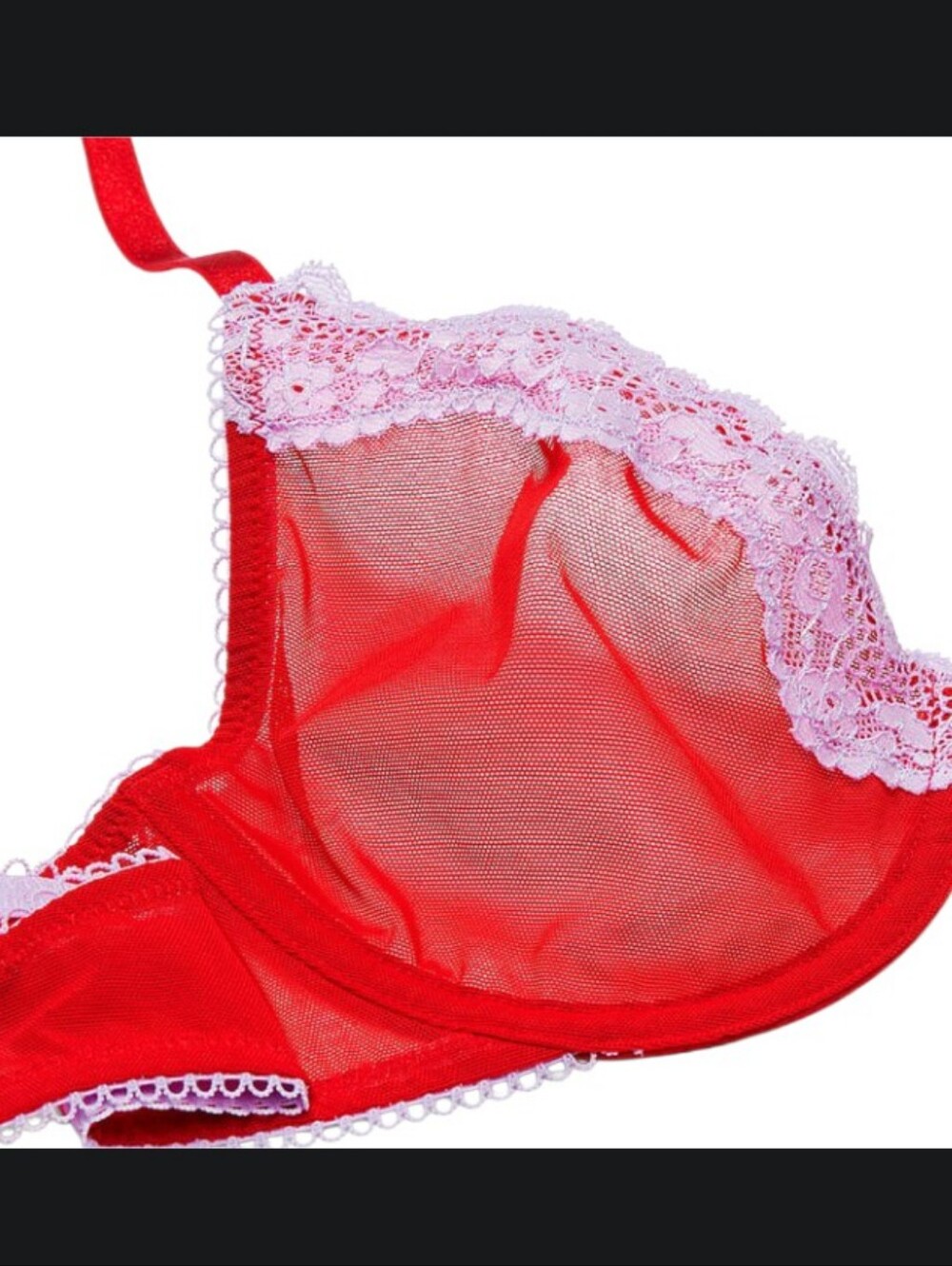 Victoria's Secret TEASE Demi Cup Bra Lace Unlined - Picture 4 of 8